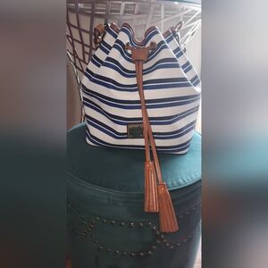 Dooney & Bourke Striped Tote Bag